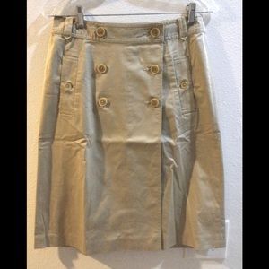 A-Line Button Skirt